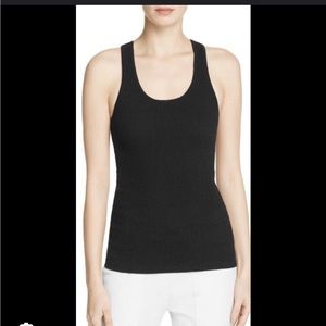 NEW Theory Jipatti black smock sleeveless tank top large